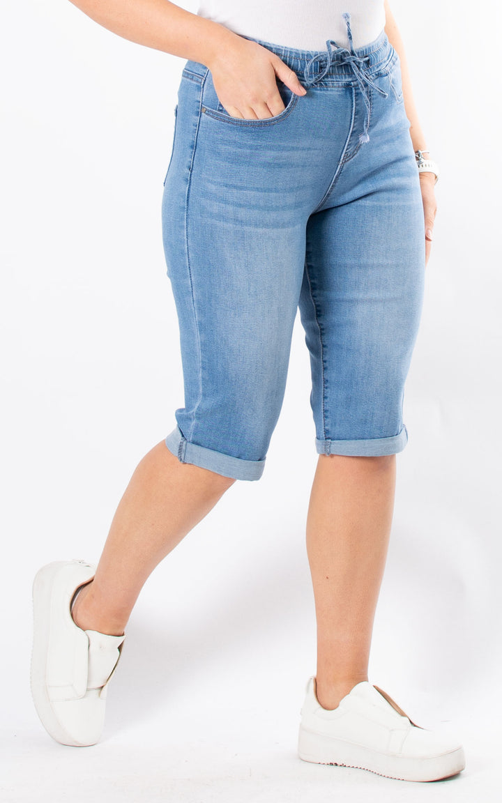 Denim Pedal Pusher