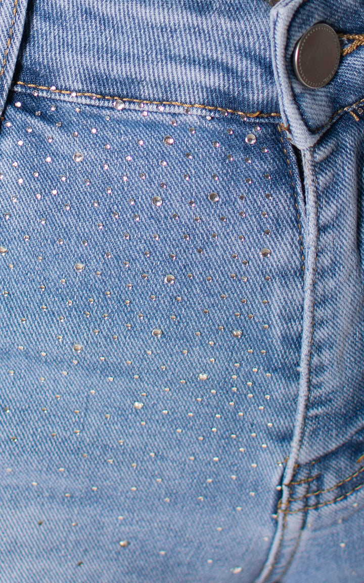Denim Shorts | Diamante