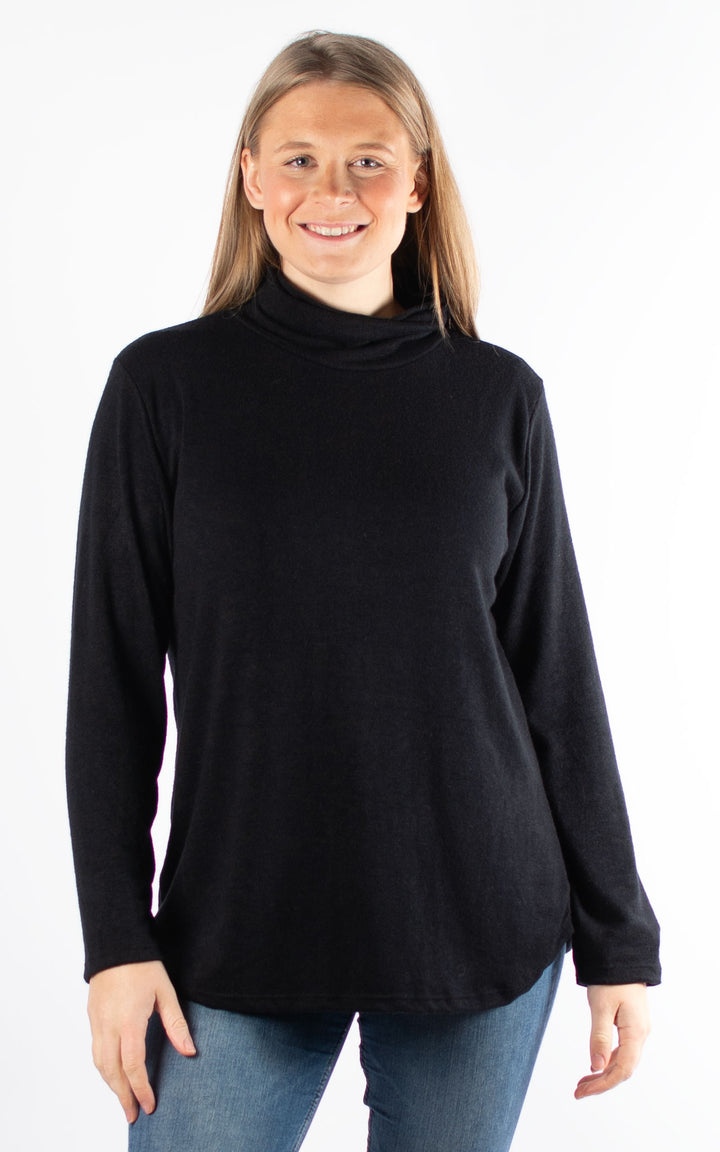 Denise Roll Neck | Black
