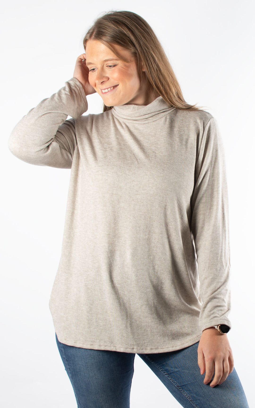 Denise Roll Neck | Oat