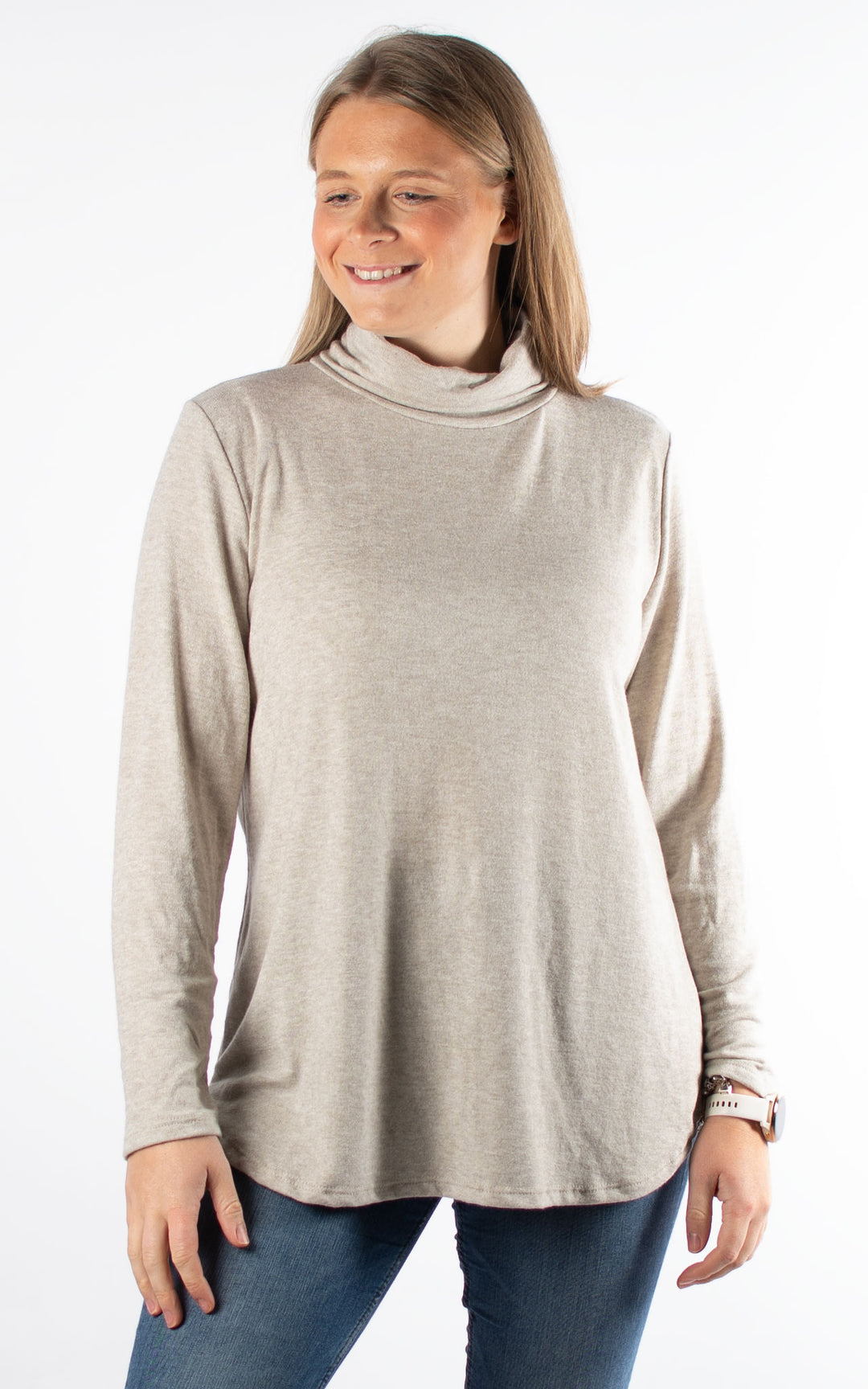 Denise Roll Neck | Oat