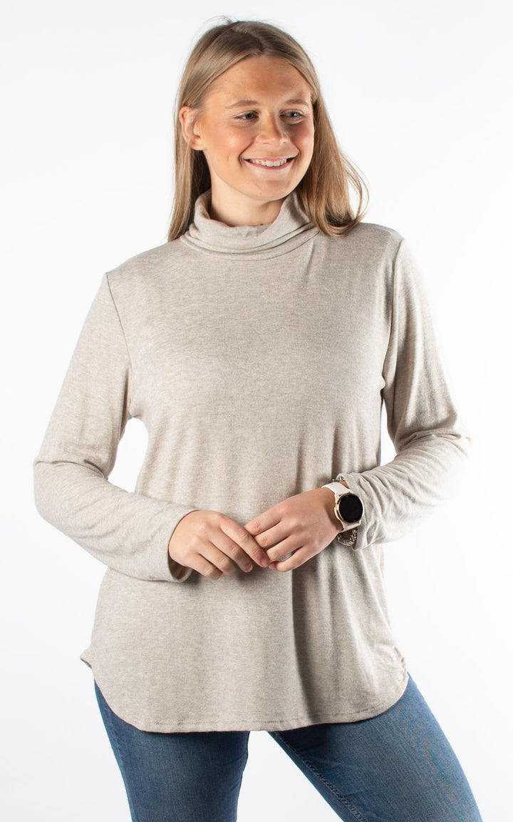 Denise Roll Neck | Oat