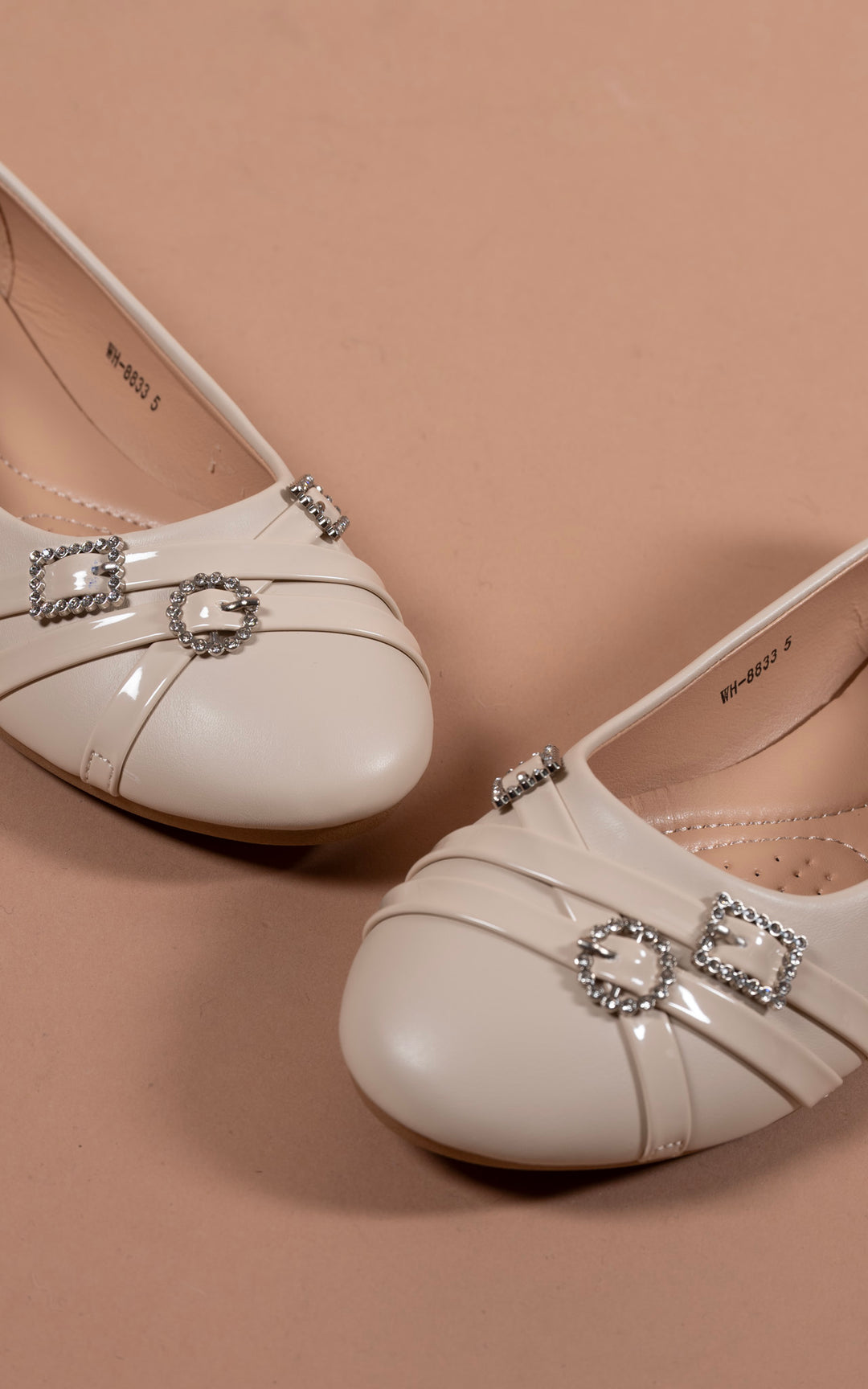 Diamante Strap Loafer | Beige