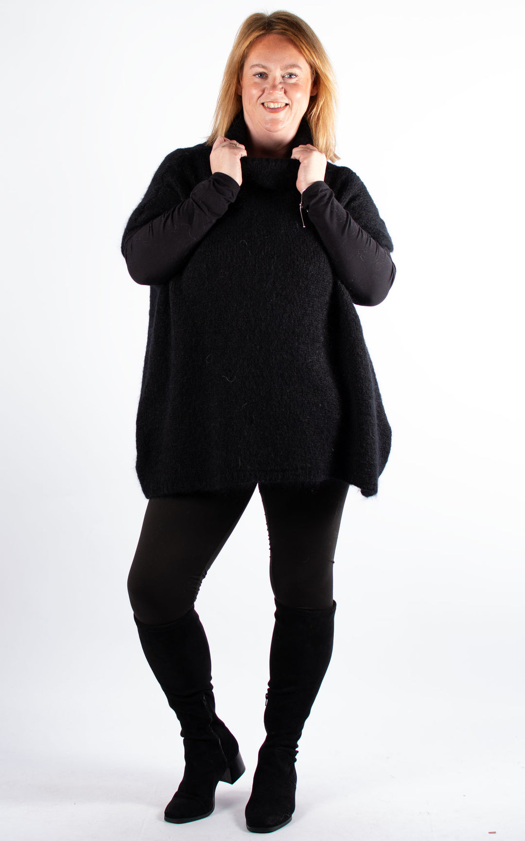 Diane High Neck | Black