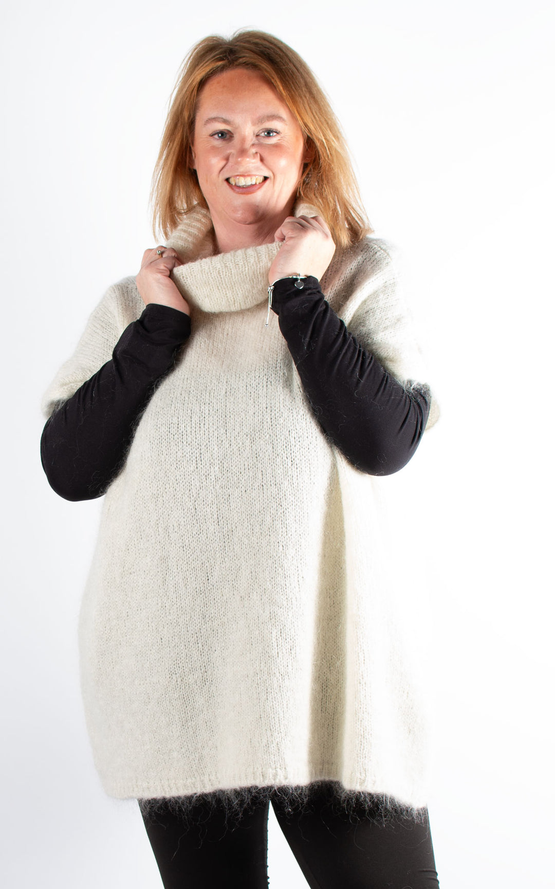 Diane High Neck | Winter White