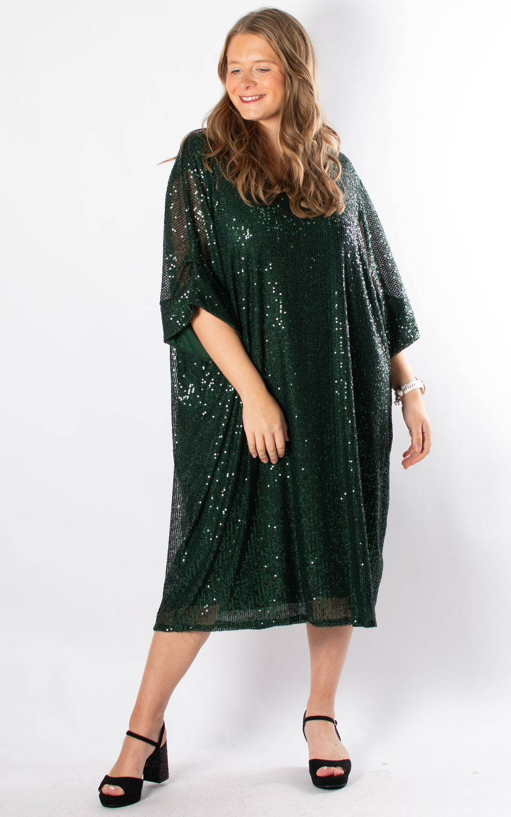 Dixie Sequin Dress | Green