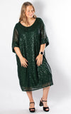 Dixie Sequin Dress | Green