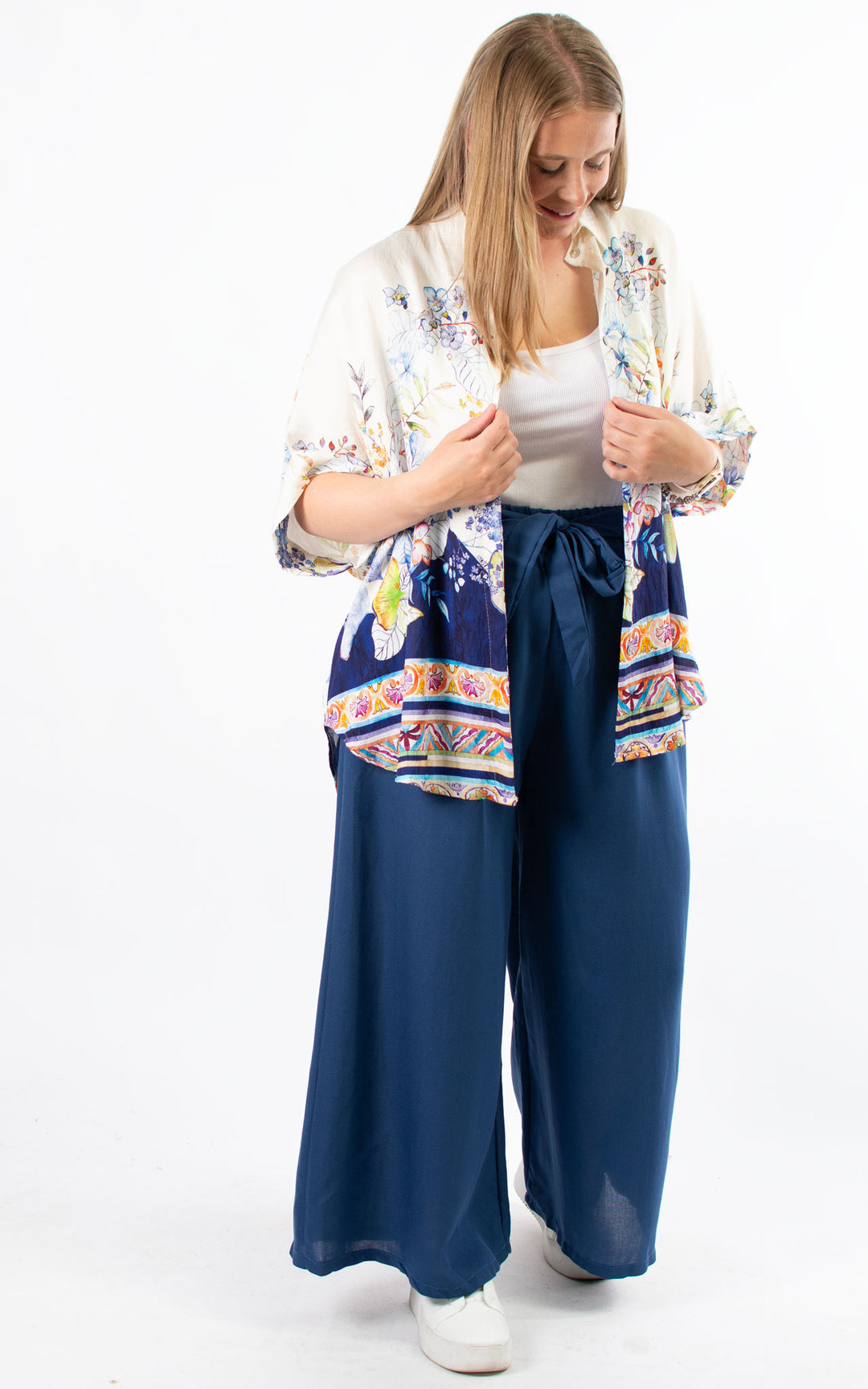 Dorothy Floral Shirt | Navy