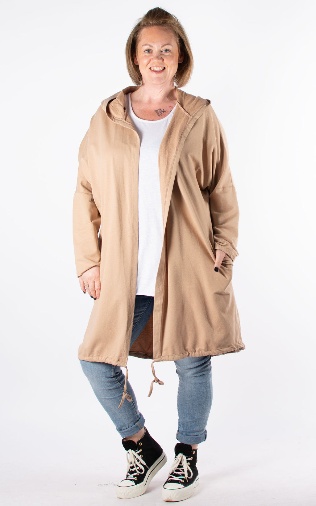 Hoodie Wing Jacket | Sand