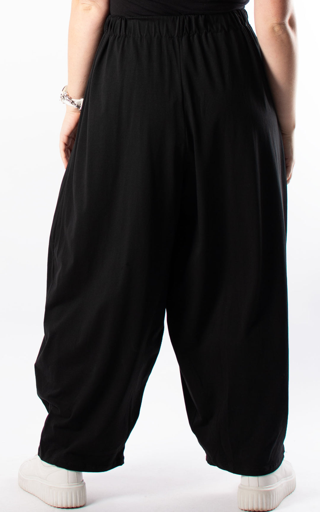 Ebony Wide Leg Trousers | Black
