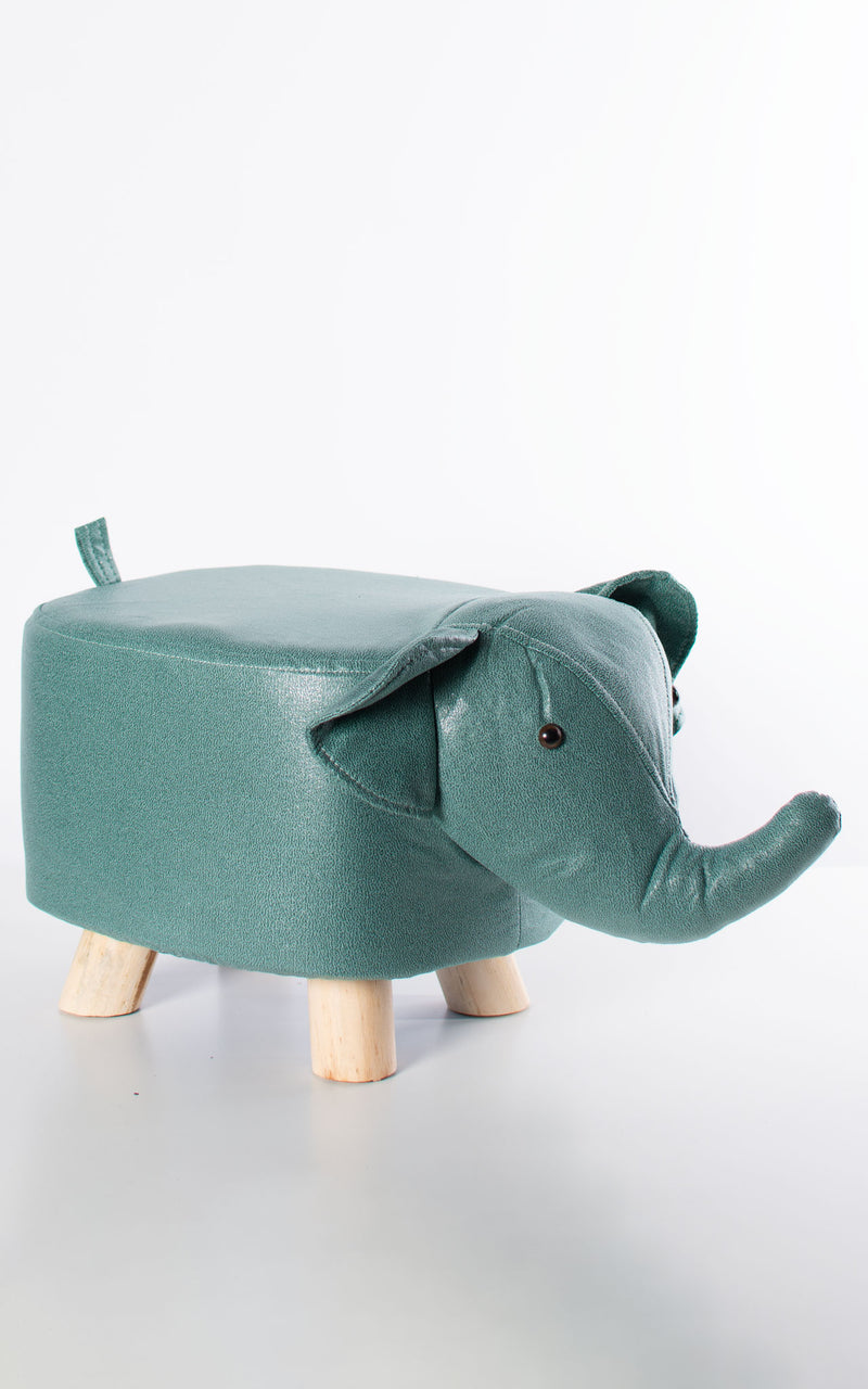 Elephant Footstool | Teal
