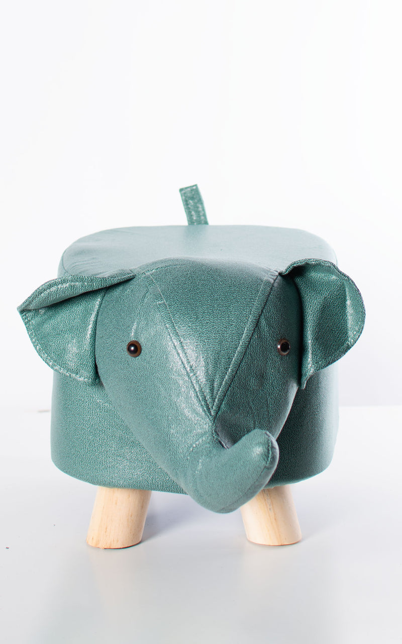 Elephant Footstool | Teal