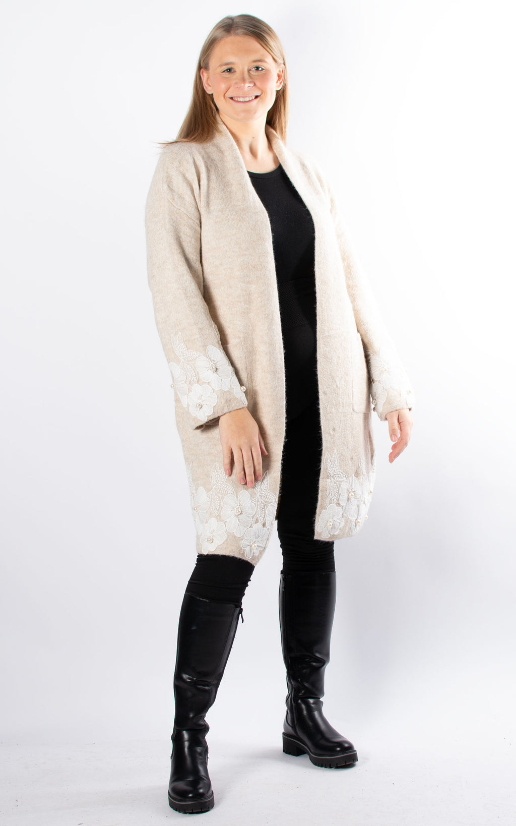 Ella Cardigan | Beige