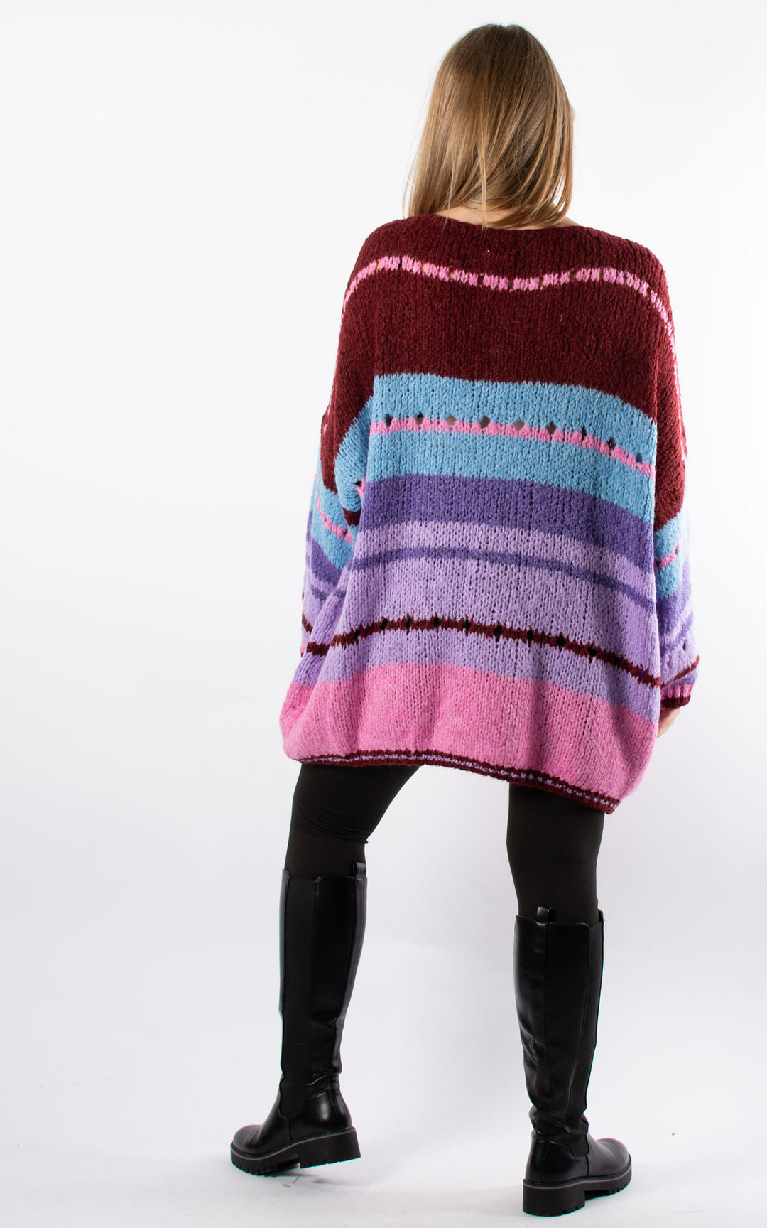Elsa Chunky Knit | Burgundy
