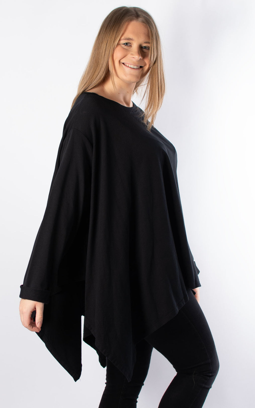 Emily Oversized Top | Black