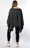 Emily Oversized Top | Charcoal