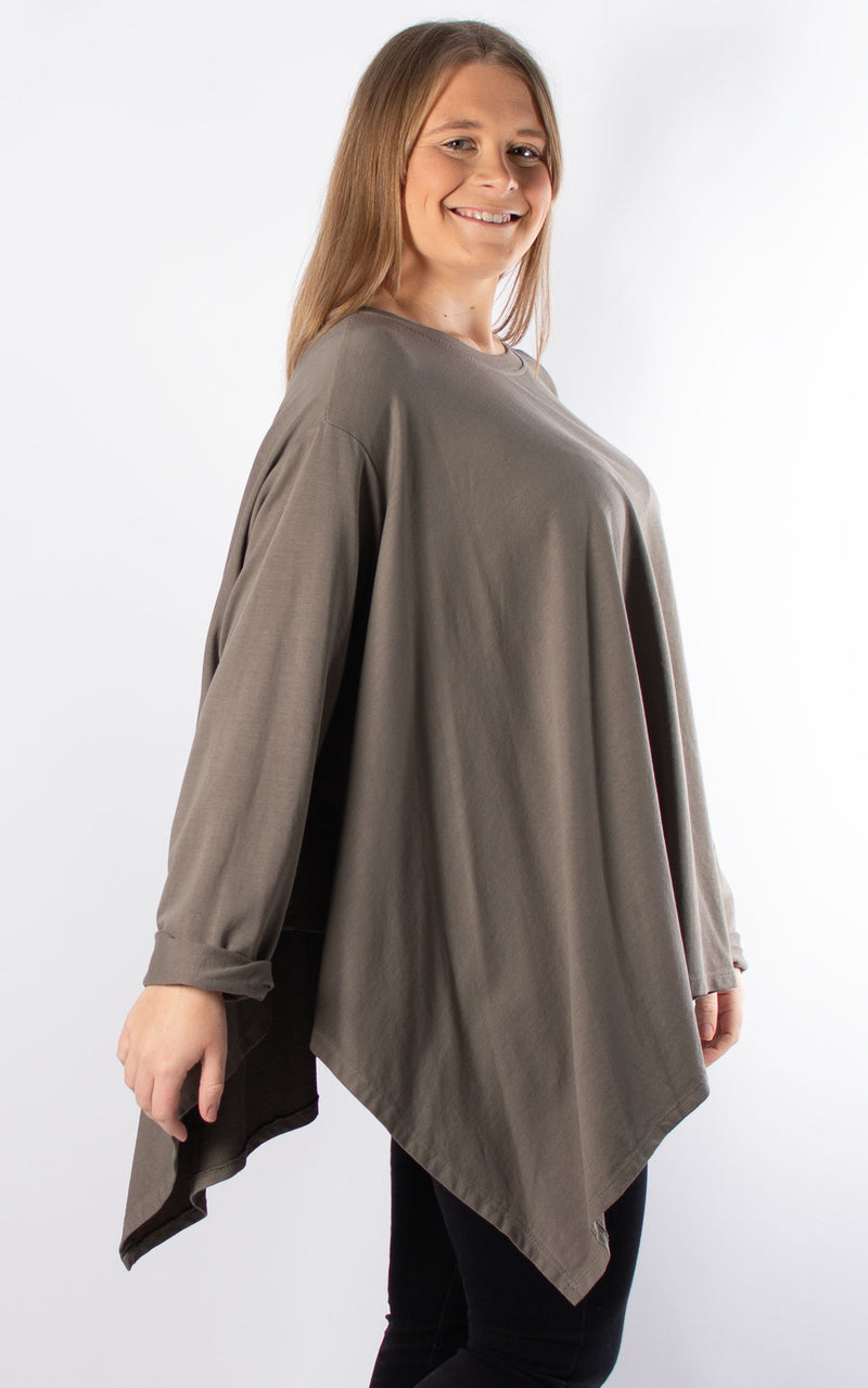 Emily Oversized Top | Mocha