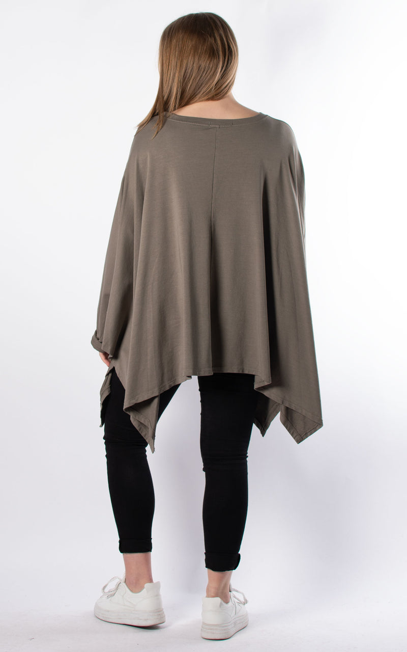 Emily Oversized Top | Mocha