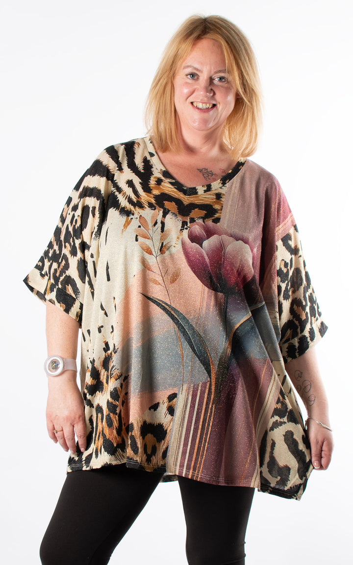 Emily Sparkle Top | Leopard & Tulip