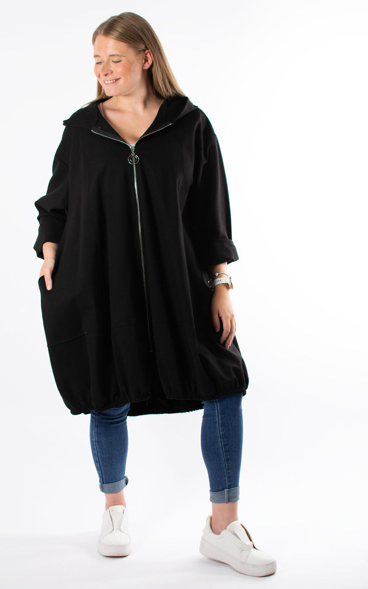 Emma Jacket | Long | Black