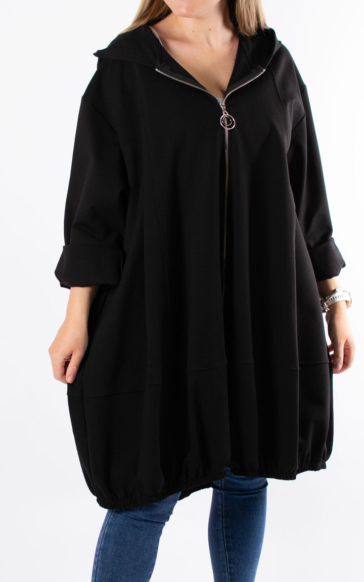 Emma Jacket | Long | Black