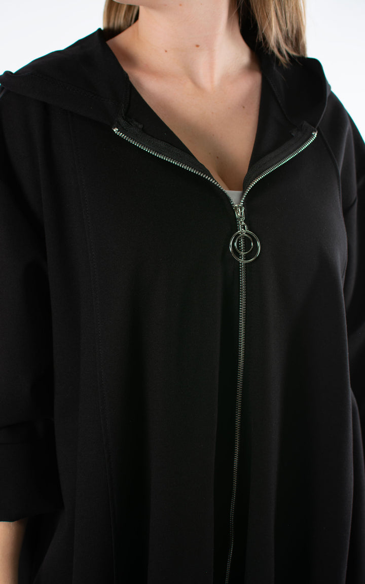 Emma Jacket | Long | Black