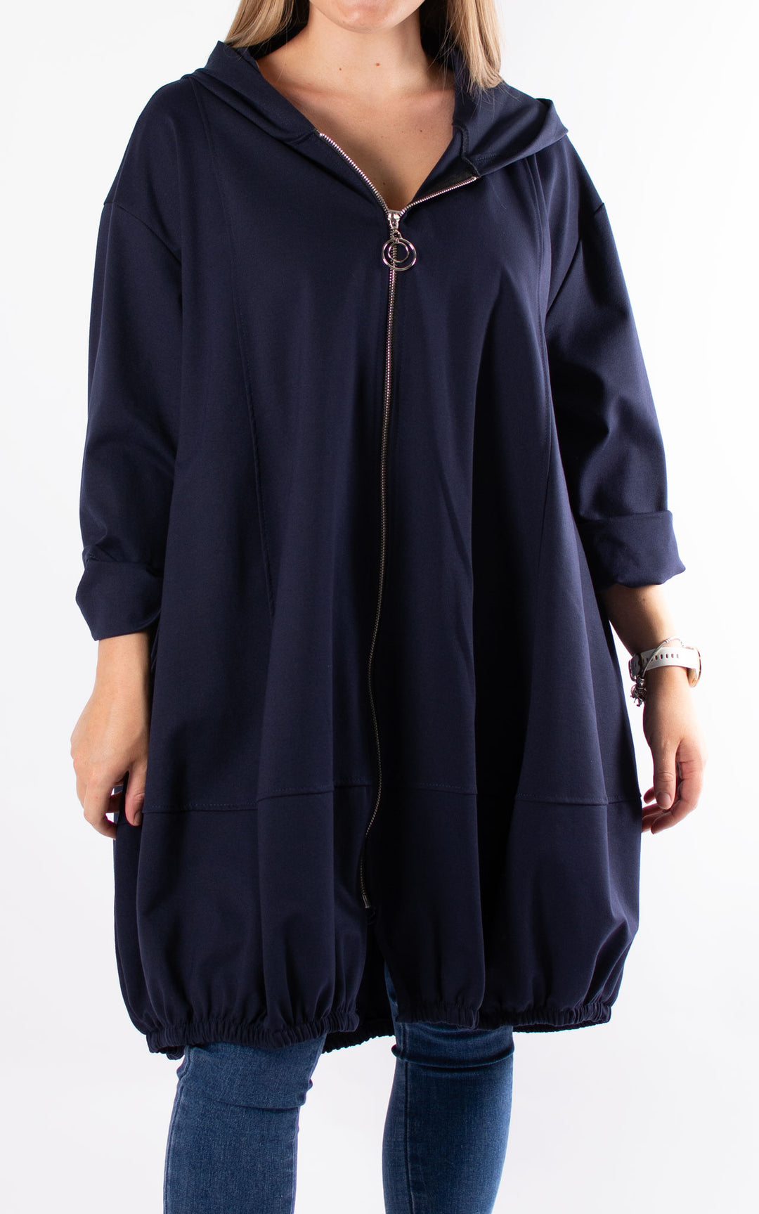 Emma Jacket | Long | Navy