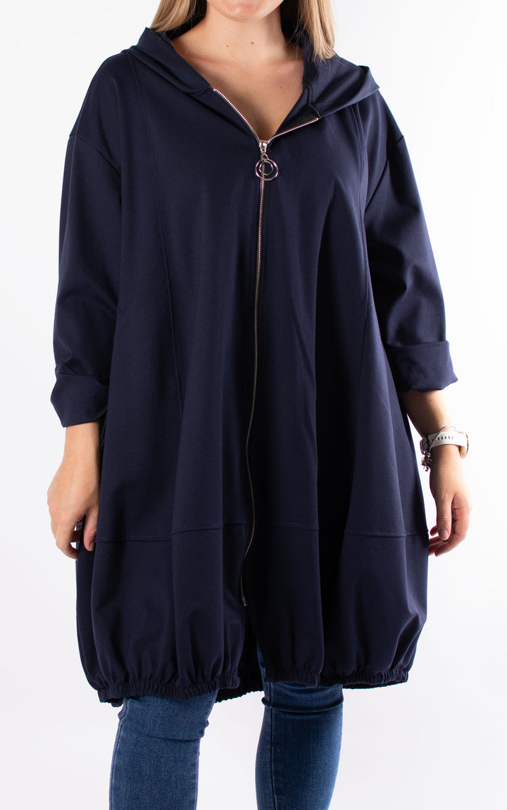 Emma Jacket | Long | Navy