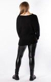 Eva Cowl Neck | Black