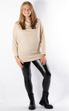 Eva Cowl Neck | Pale Gold