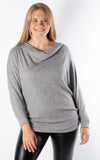 Eva Cowl Neck | Silver