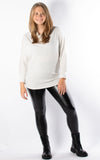 Eva Cowl Neck | Winter White