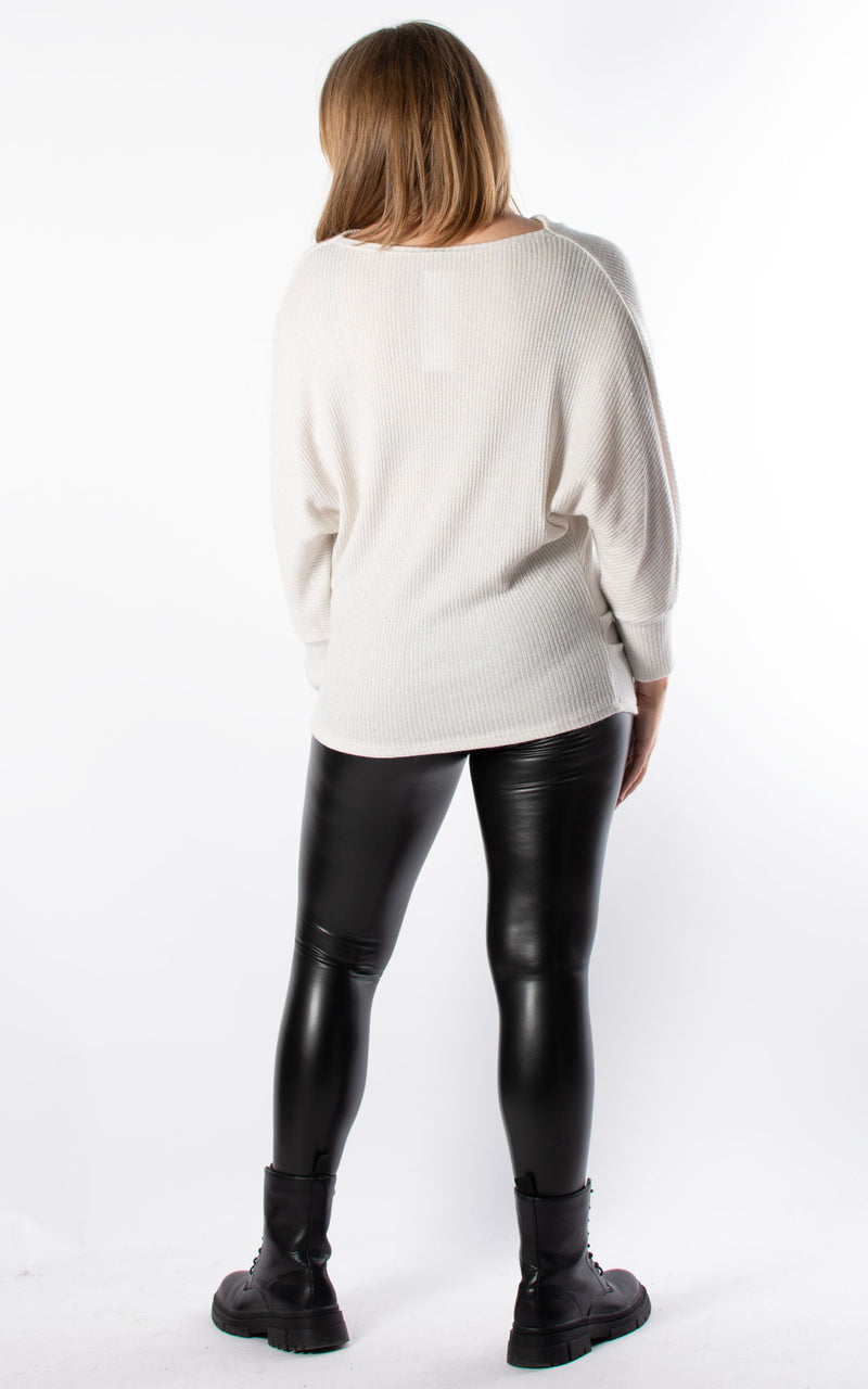 Eva Cowl Neck | Winter White