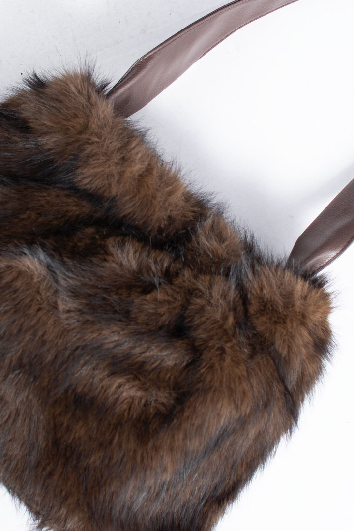 Faux Fur Bag | Medium | Chocolate