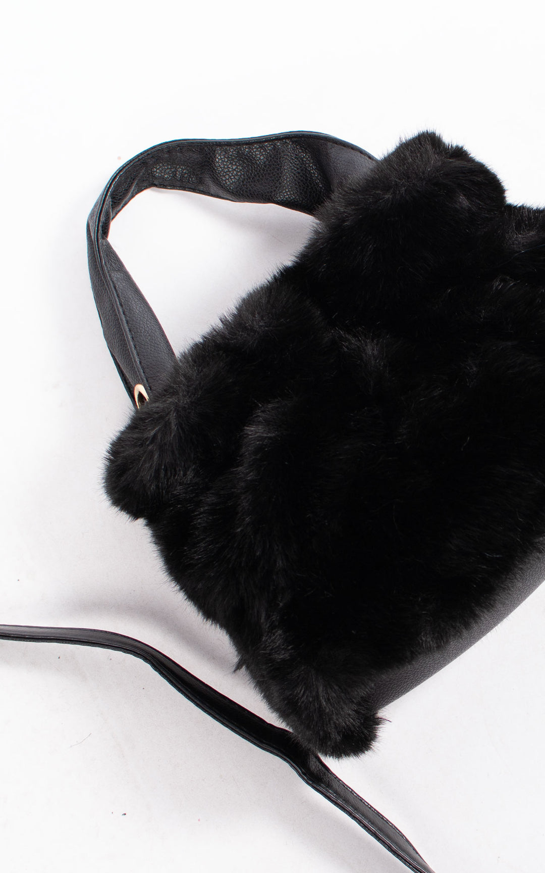 Faux Fur Bag | Small | Black