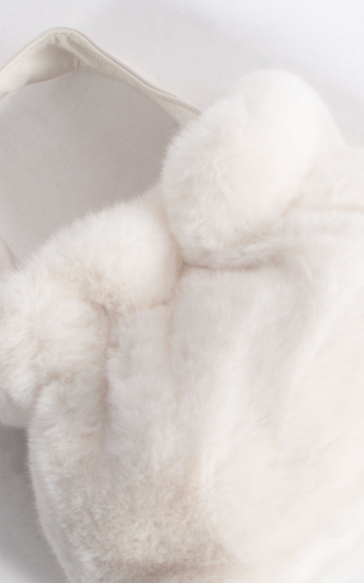 Faux Fur Bag | Small | Winter White