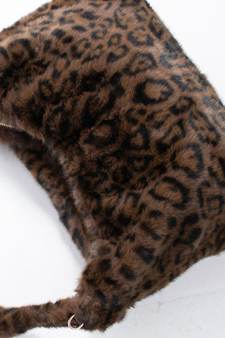Faux Fur Classic Bag | Leopard