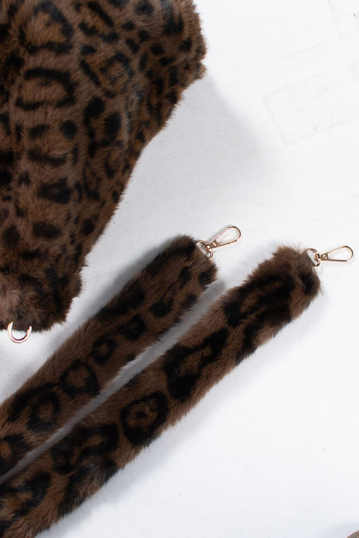 Faux Fur Classic Bag | Leopard
