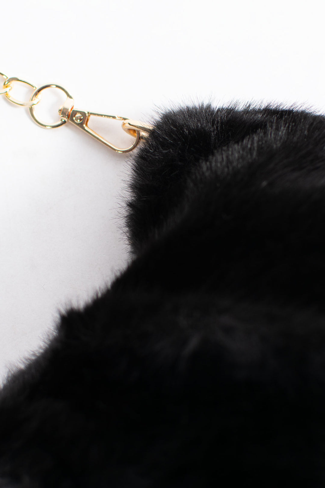 Faux Fur Handbag | Black