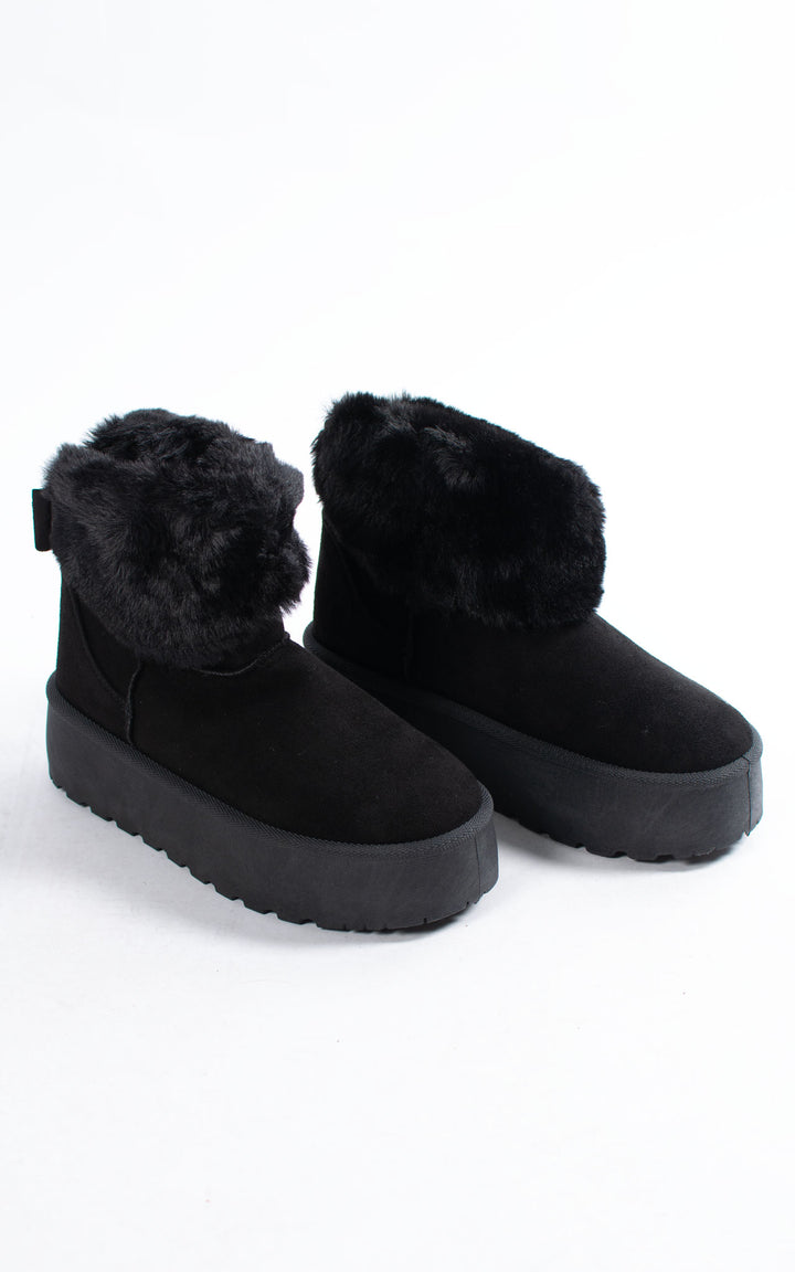 Fifi Fur Boots | Black