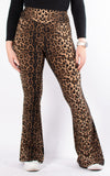 Flared Leggings | Leopard