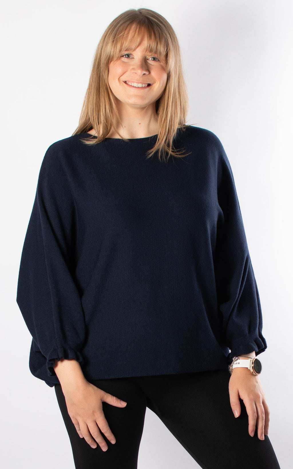 Flo Frill Knit | Navy