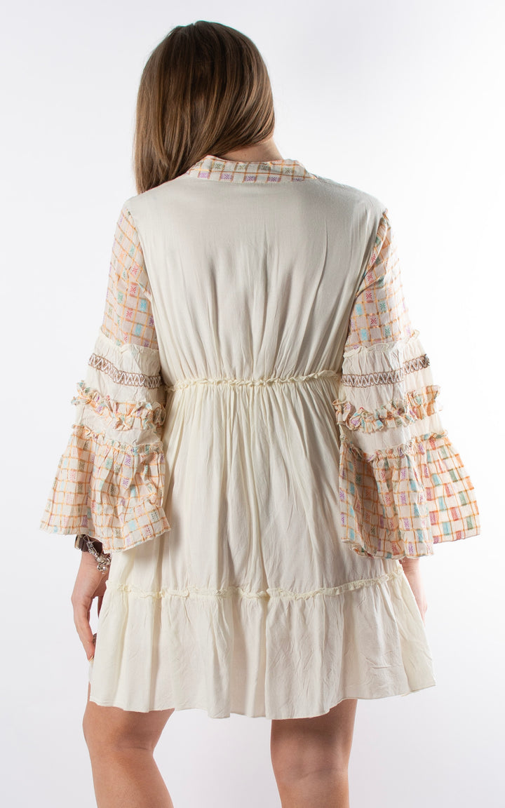 Floral Flared Tunic | Ivory