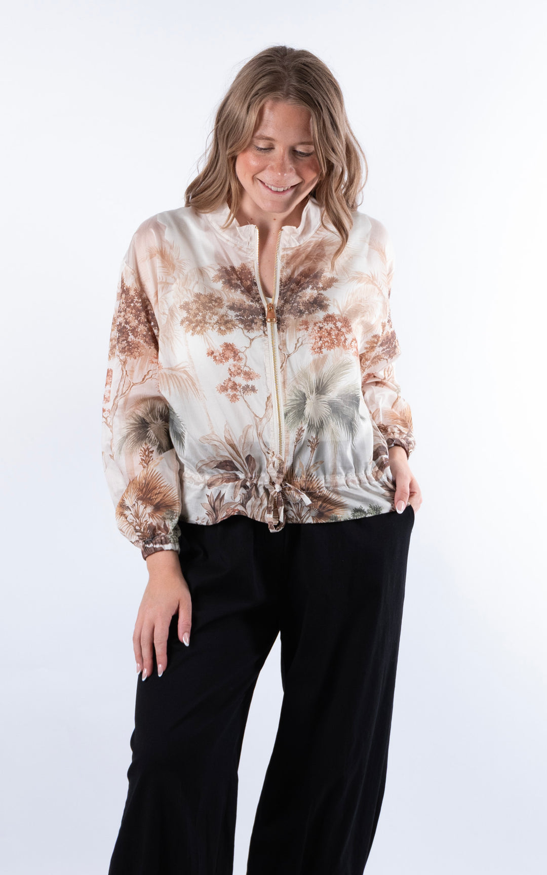 Floral Jacket | Beige