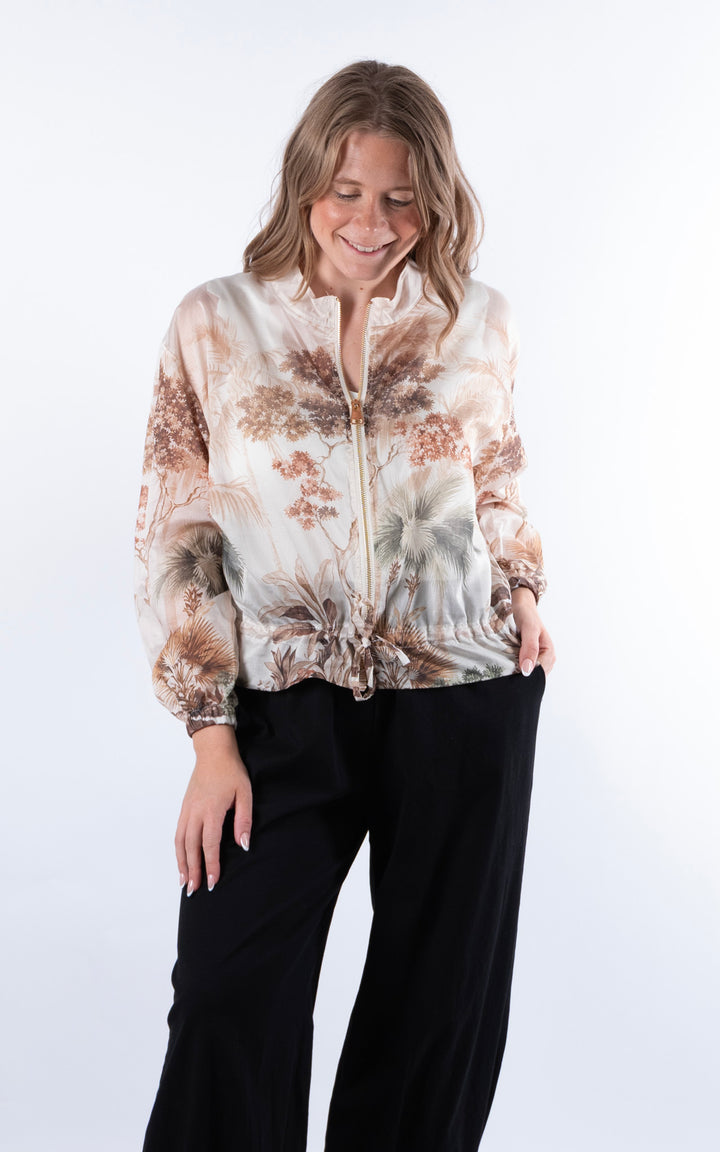 Floral Jacket | Beige