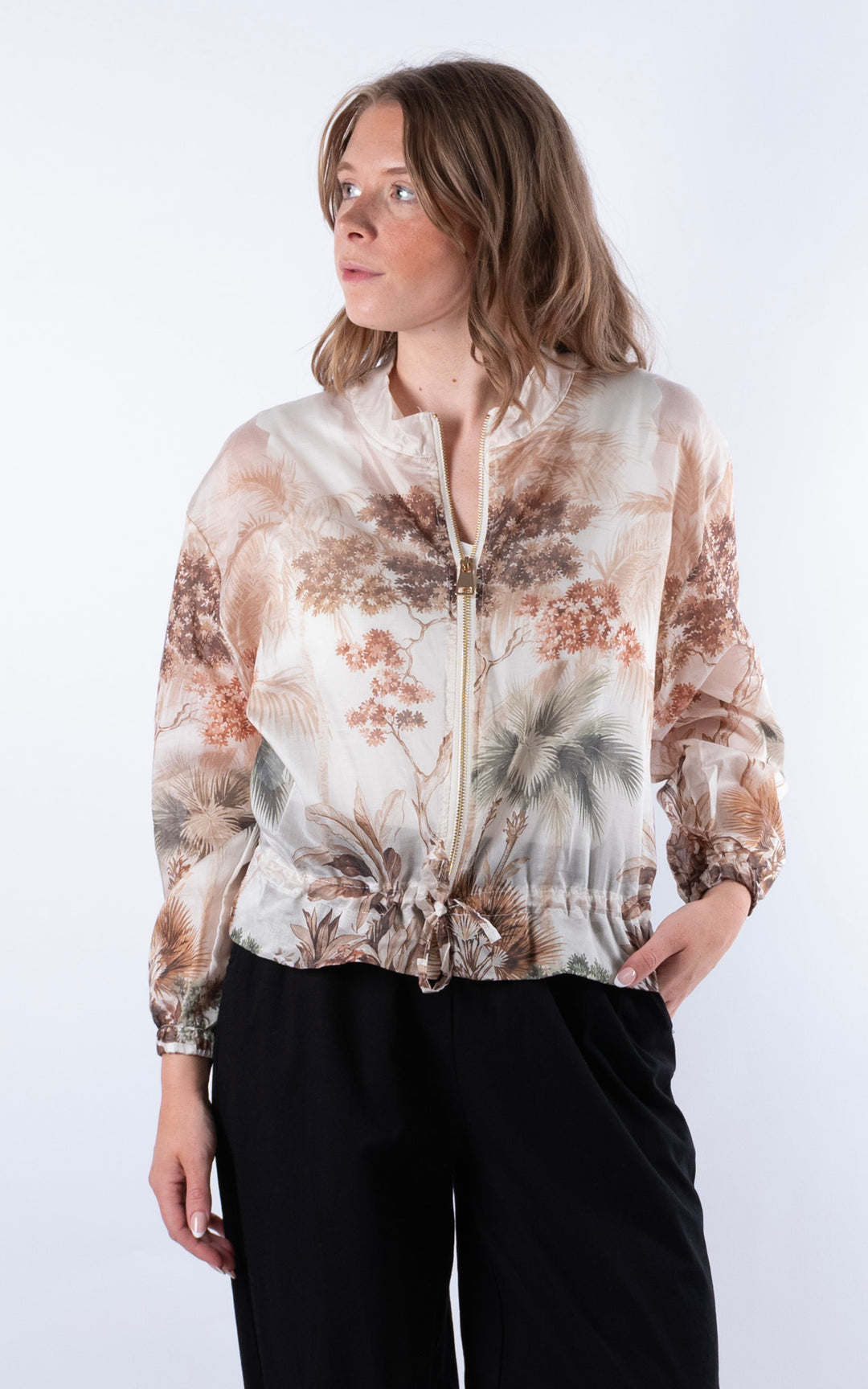 Floral Jacket | Beige