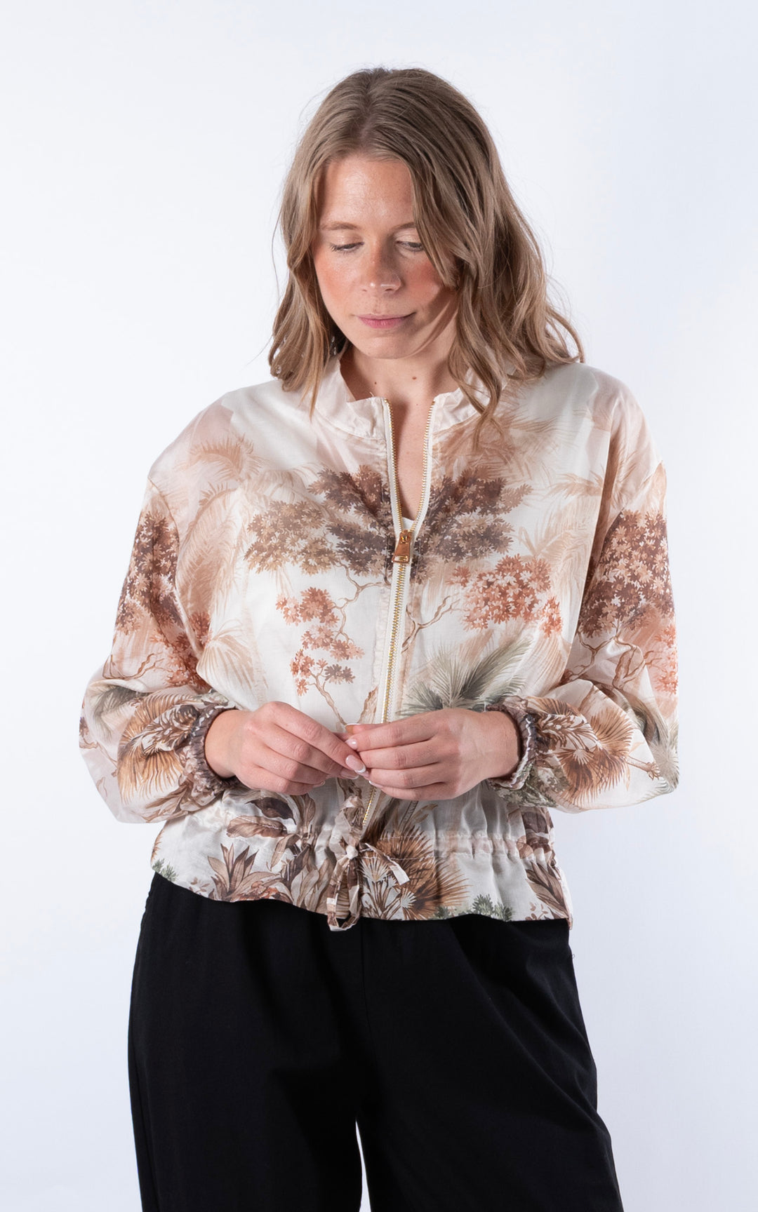 Floral Jacket | Beige