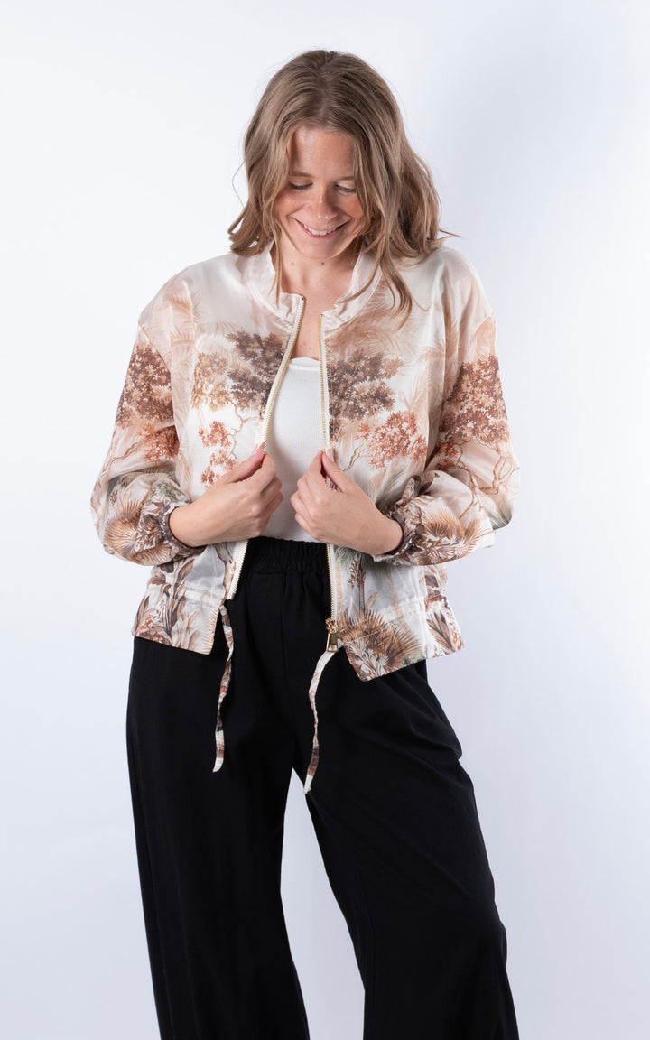 Floral Jacket | Beige