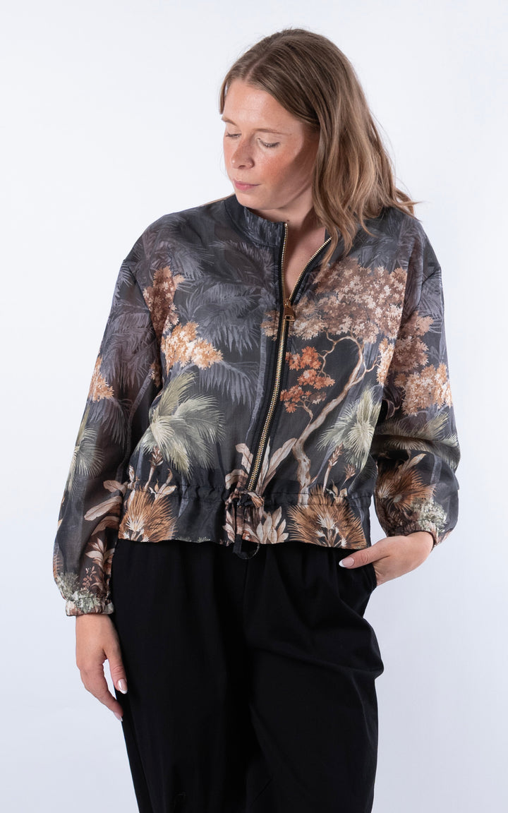 Floral Jacket | Black