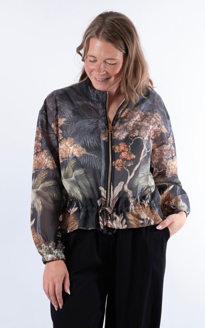 Floral Jacket | Black